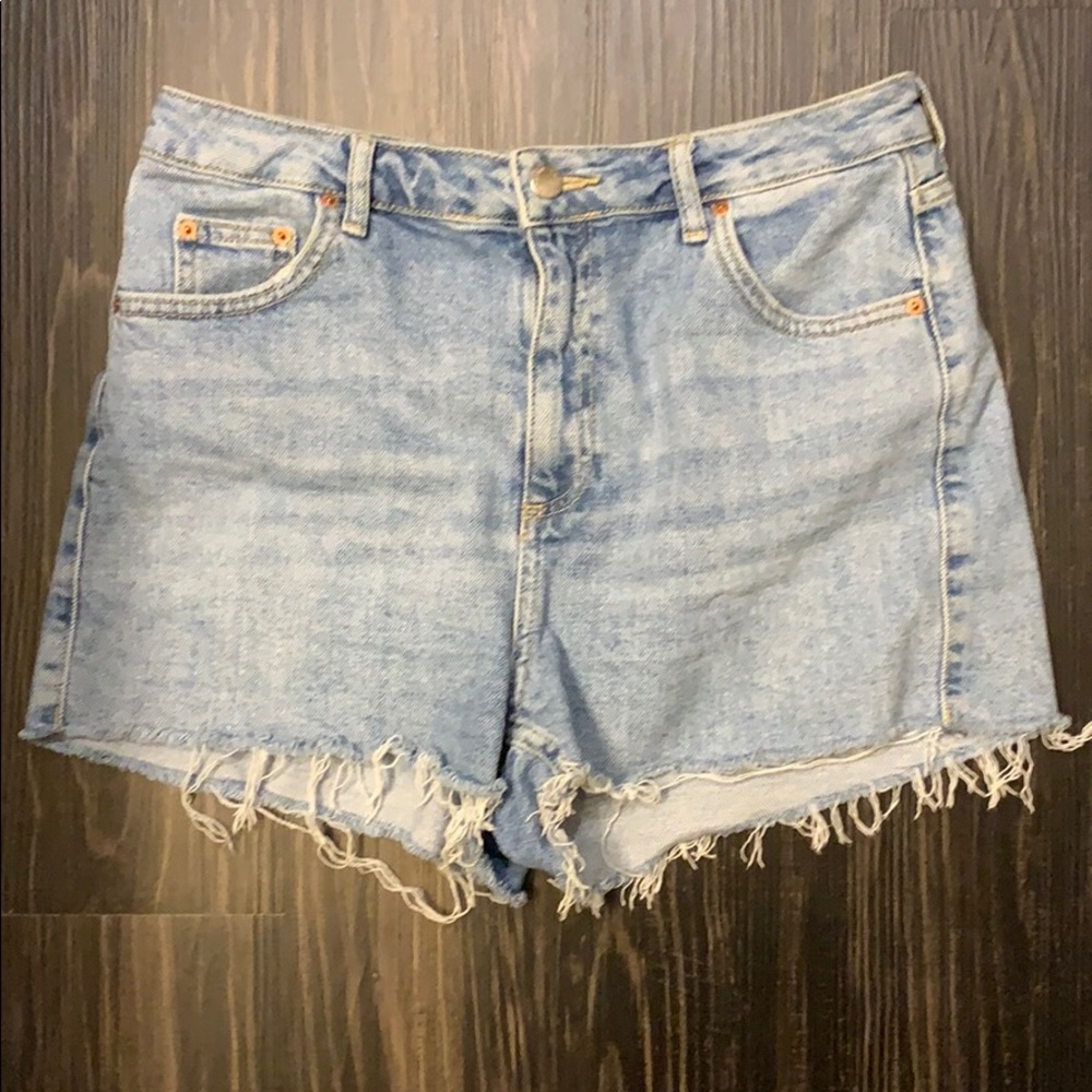 Topshop Mom Jean Shorts